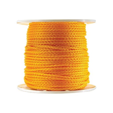 Clean All P2420S0500Y01S Hollow Braid Poly Rope Yellow - 0.31 in. x 500 ft. CL2516092